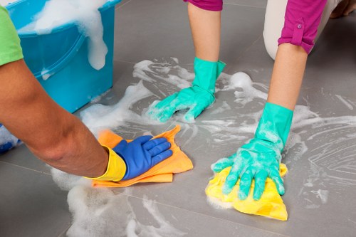 Professional carpet cleaning service in an SW11 home interior