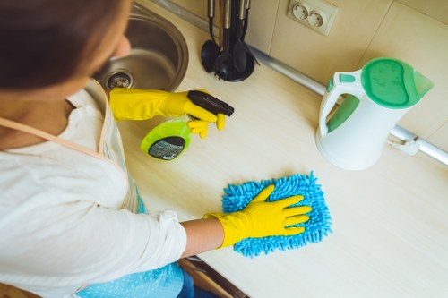 Deep cleaning for a bathroom in a local SW11 property
