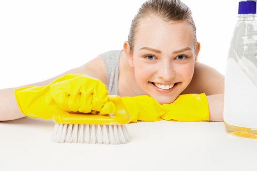 Professional post-renovation cleaning for a commercial property in SW11