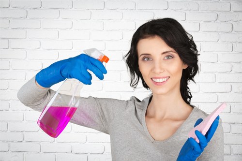 Detailed kitchen and bathroom cleaning for a move in clean in SW11